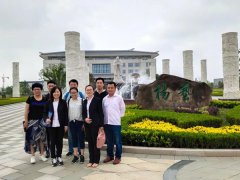 山东福寿园工程中心负责人丁兆芳等人考察欧宝